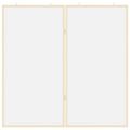 vidaXL Informačná nástenka 100 x 100 x 1,4 cm Borovicový masív Biela