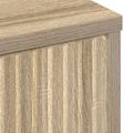 vidaXL Servírovacia skriňa Sonoma dub 89,5 x 33 x 82 cm