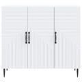 vidaXL Servírovacia skriňa Biela 89 x 34,5 x 80 cm Kompozitné drevo