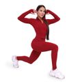 Dámske legíny Ignite Dark Red - GymBeam, veľkosť M, veľkosť oblečenia M