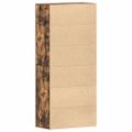 vidaXL Skriňa na topánky 80 x 39 x 178 cm Kompozitné drevo Dymová dub