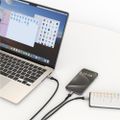 Swissten nabíjecí kabel 2v1 100w USB-C / 2x USB-C 1,5 m černý Kabel, nabíjecí a datový, 2v1, USB-C na 2× USB-C, max. 100W, opletený, 1,5m, cerný