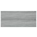 vidaXL Umývadlová skrinka sivá sonoma 100x38,5x45 cm spracované drevo