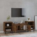 vidaXL TV skrinka hnedý dub 160x35x40 cm spracované drevo