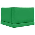 vidaXL Vankúš na vonkajšiu pohovku Polyester Zelená 80 x 80 cm