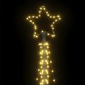 vidaXL LED vianočný stromček 495 LED teplá biela 300,5 cm