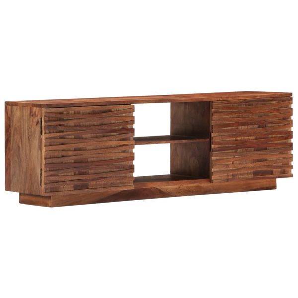 vidaXL TV stolík zo akáciaového dreva 120x30x40 cm