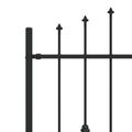 vidaXL Hrotová brána ASTEN 200 x 150 cm Čierna