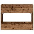 vidaXL Stojan na slnečník Staré drevo 65 x 24 x 50 cm Kompozitné drevo