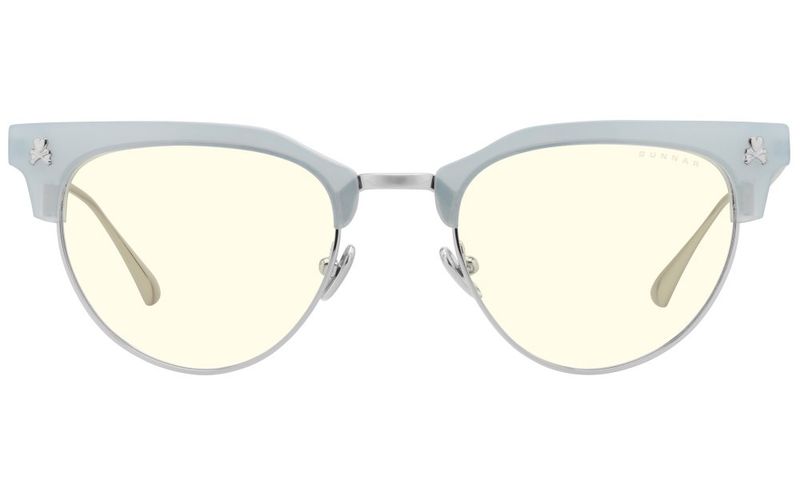 GUNNAR kancelářske/herní brýle CALIFORNIA DREAMIN' BEACH BLUE * čírá  skla * BLF 35  * GUNNAR focus Brýle, herní, stríbrné obroucky, cirá skla