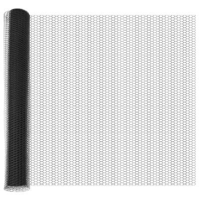 vidaXL Exteriérový hexagonálny plot s prístupovým stĺpikom 25 x 1,4 m