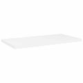 vidaXL Prídavné police 4 ks, biele 40x20x1,5 cm, kompozitné drevo