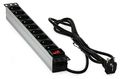 Prodlužovací prívod do Racku (19" RACK, 1U, 9x zásuvka, vypínač)