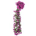 vidaXL Kvetinové girlandy 3 ks, svetlofialové 85 cm