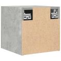 vidaXL Nástenné TV skrinky 4 ks betónové sivé 30,5x30x30 cm