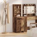 vidaXL Highboard Staré drevo 41 x 40 x 135 cm Kompozitné drevo