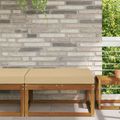 vidaXL Vankúš na vonkajšiu pohovku Polyester Béžová 80 x 80 cm
