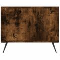 vidaXL Konferenčný stolík dymový dub 90x50x40 cm kompozitné drevo