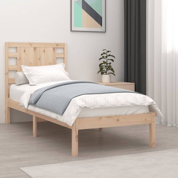 vidaXL Posteľ bez matraca 90x200 cm masívna borovica