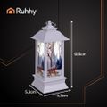 LED vianočná lucerna biela Ruhhy 26753