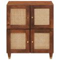 vidaXL Servírovacia skriňa Hnedá 60 x 33,5 x 75 cm Masívne mango drevo