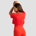 Dámske tričko Cropped Limitless Hot Red - GymBeam, veľkosť XL, veľkosť oblečenia XL