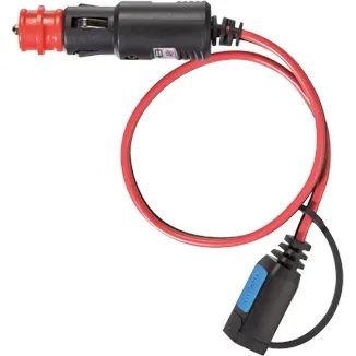 Predlžovací kábel s autokonektorom k nabíjačkám BluePower IP65