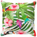 vidaXL Poťah na podložku 6 ks HOUTEN Čierna 70 x 70 cm Polyester
