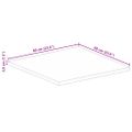 vidaXL Stolová doska 60x60x3,8 cm štvorec masívna akácia