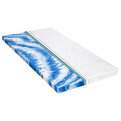vidaXL Vrchný matrac 80x200 cm, gélová pena 7 cm