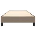 vidaXL Posteľný rám s boxspringom Taupe 90x190 cm Látka