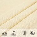 vidaXL Tieniaca plachta 160 g/m², krémová 3x4 m, HDPE