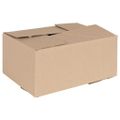 vidaXL Skladací box 50 ks Prírodná 30 x 21,5 x 14 cm Kartón