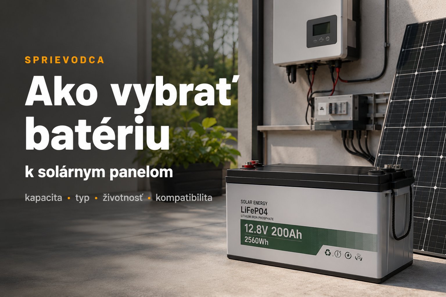 Ako vybrať batériu k solárnym panelom?