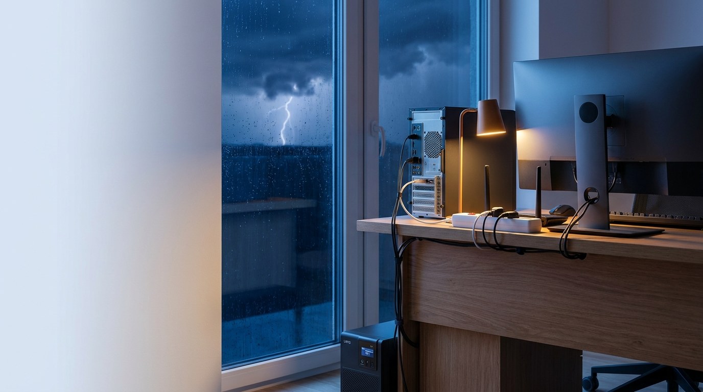 Búrky a elektronika: ako ochrániť televízor, počítač a router pred prepätím