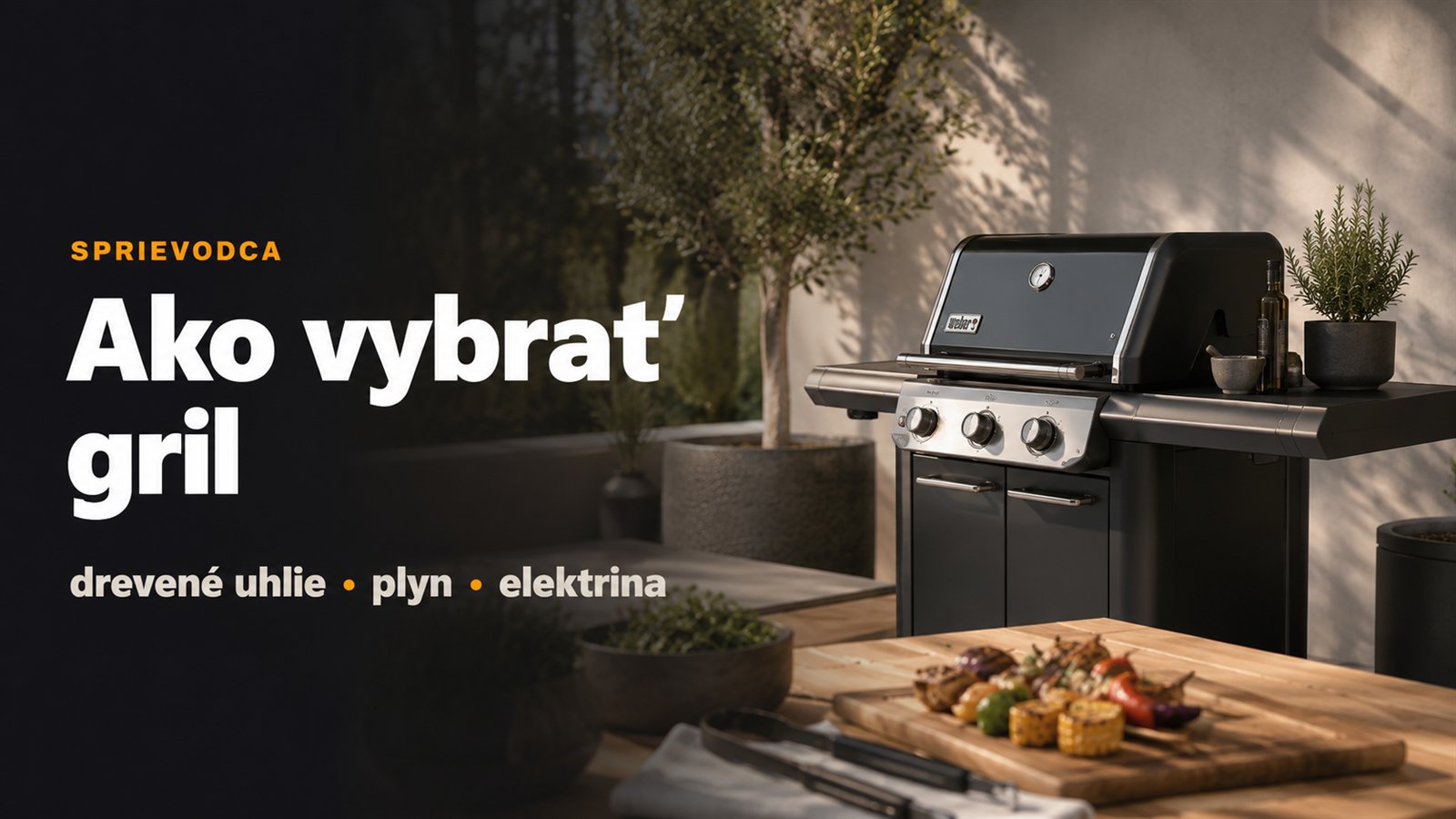 Ako vybrať gril na záhradu: drevené uhlie, plyn, alebo elektrina?